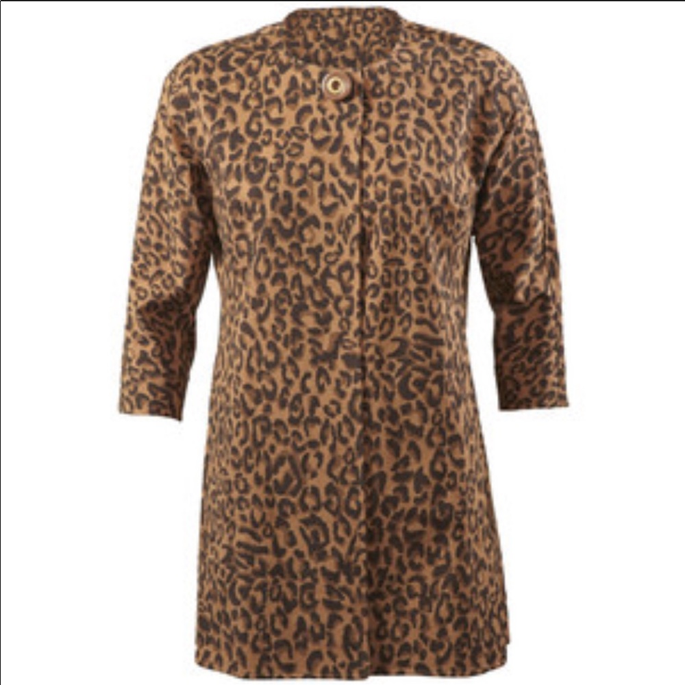 Leopard print jacket